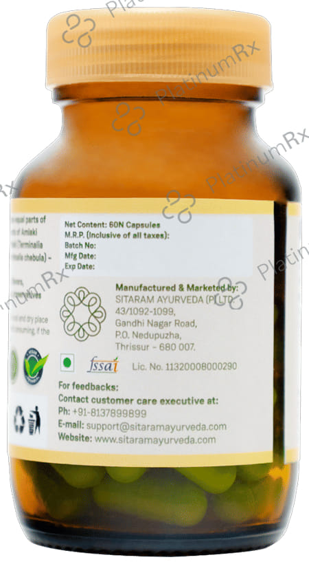 Sitaram Ayurveda Triphala Capsule