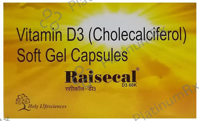 Raisecal D3 60K Softgel Capsule