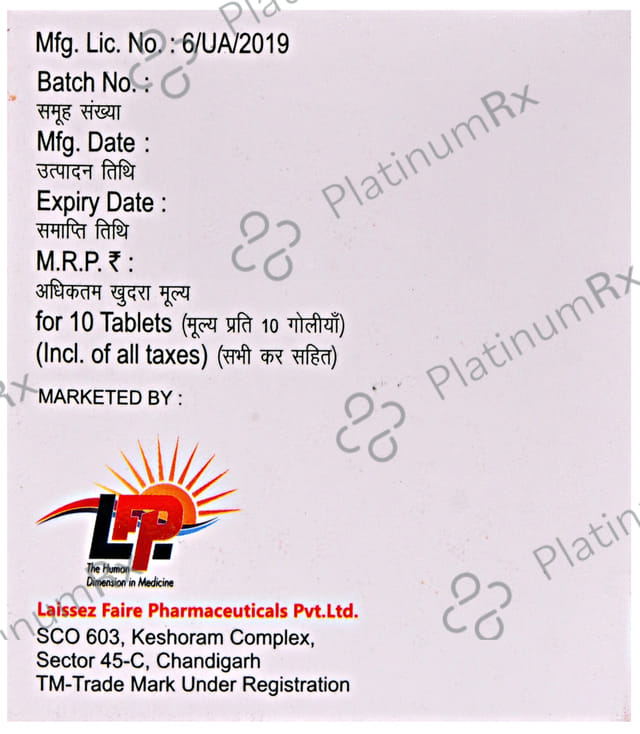 Renglif M 10/500mg Tablet ER 10s