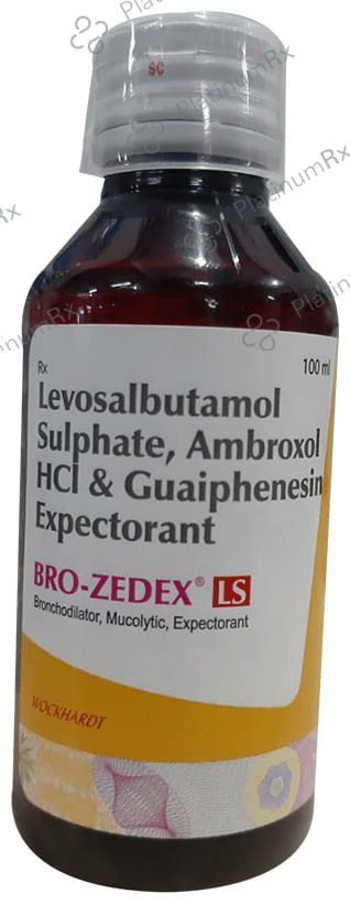 Bro Zedex LS 30/50/1mg Syrup 100ml