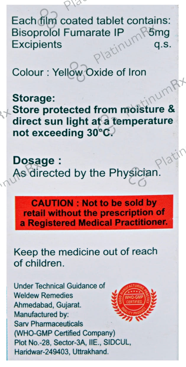 Bisopace 5mg Tablet 10s