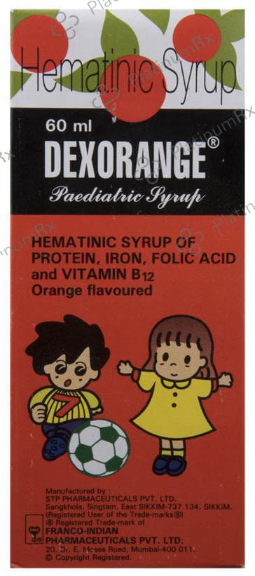 Dexorange Paediatric Orange Syrup 60ml