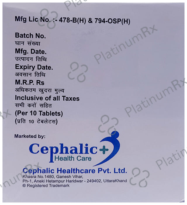 Cephotam-BVG Tablet