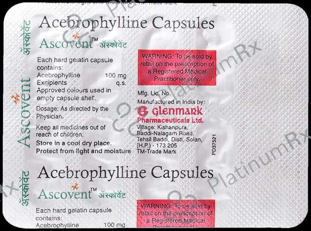 Ascovent 100mg Capsule 10s