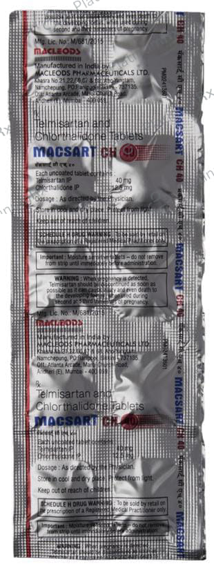 Macsart CH 40/12.5mg Tablet 10s