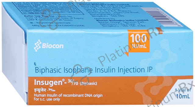 Insugen 30/70 (100 IU/ml) (1*10ml Vial)