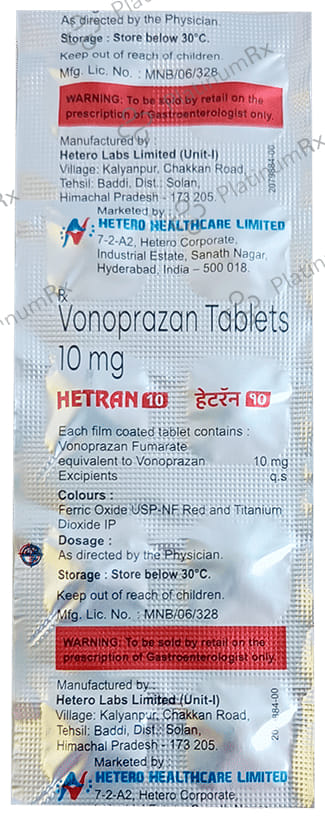 Hetran 10mg Tablet 10s