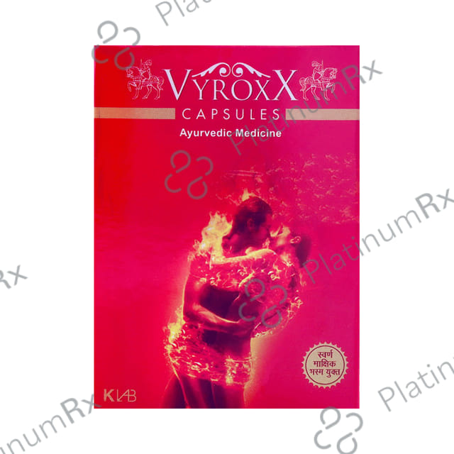 Vyroxx Shilajit Ayurvedic Capsule for Men