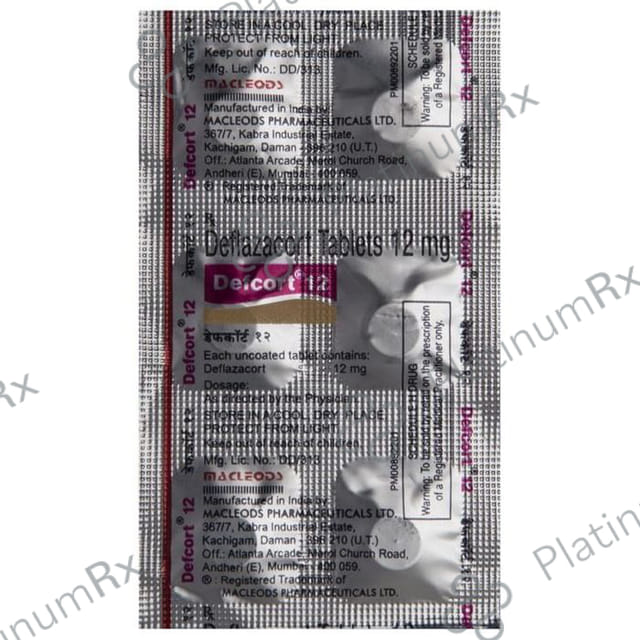 Defcort 12mg Tablet 6s