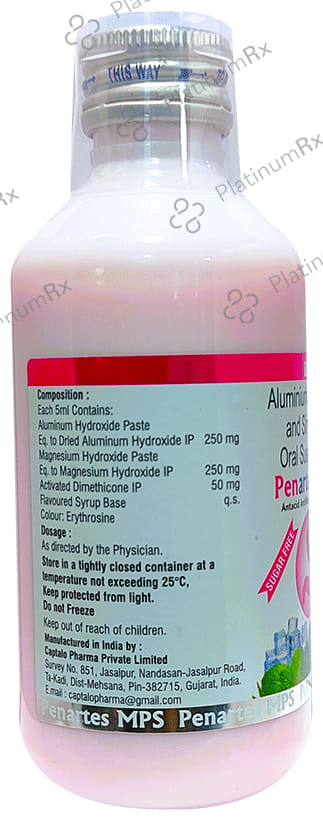 Penartes MPS Mint Flavour Sugar Free Oral Suspension 170ml