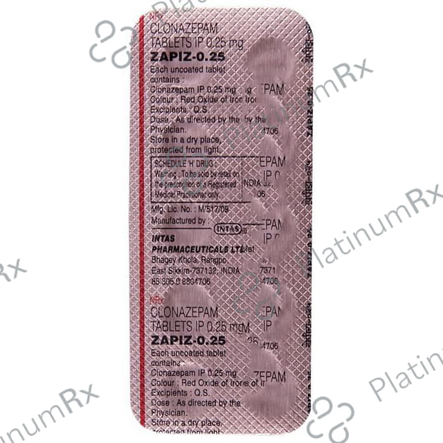 Zapiz 0.25 Tablet 10 Tablet