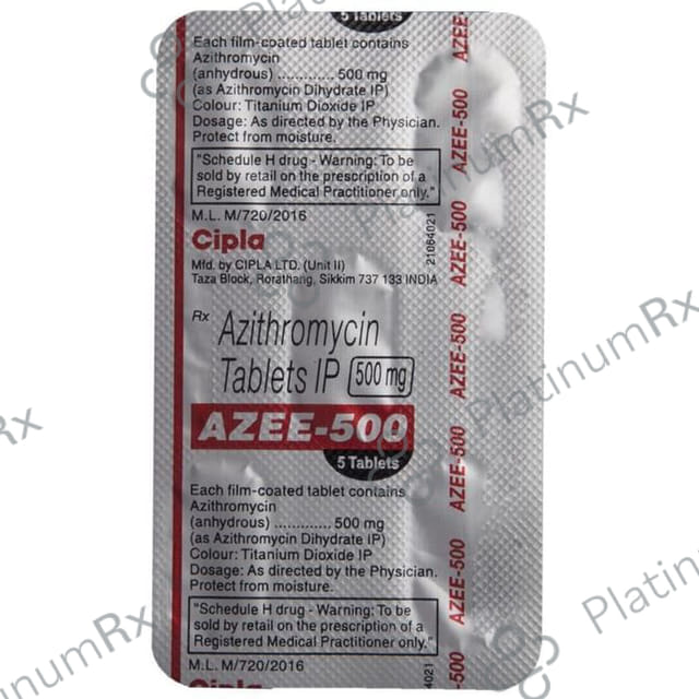 Azee 500mg Tablet 3s