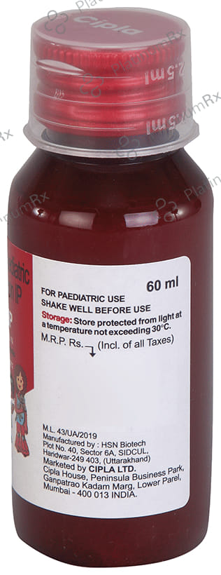 Paracip 250mg Oral Syrup 60ml