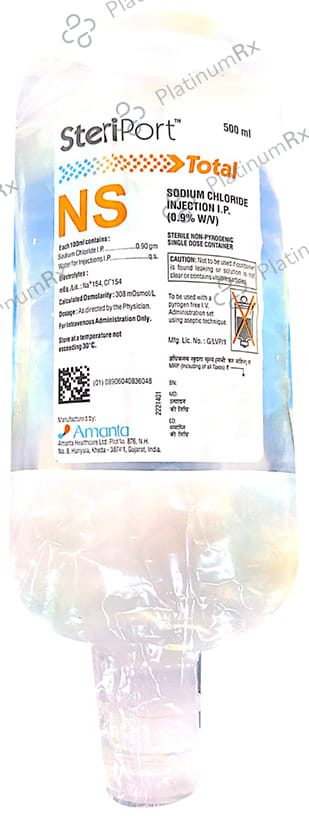 Amanta NS Steriport 0.9% Injection 500ml