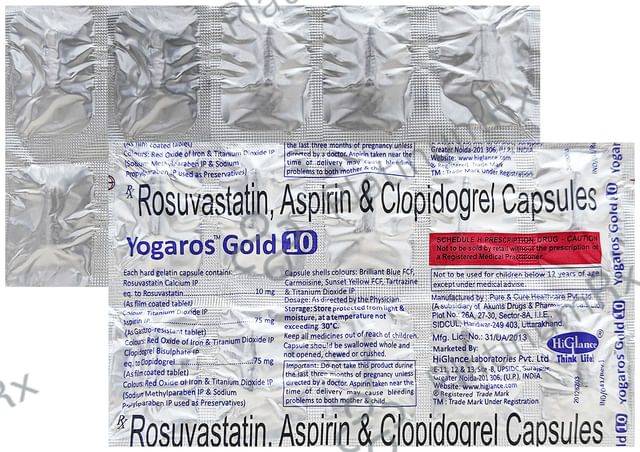 Yogaros Gold 75mg/10mg/75mg Capsule