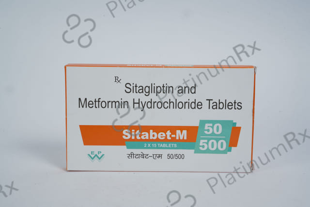 Sitabet M 50/500mg Tablet 15s