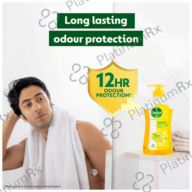 Dettol Bodywash & Shower Gel - pH Balanced & Soap Free Lime Fresh