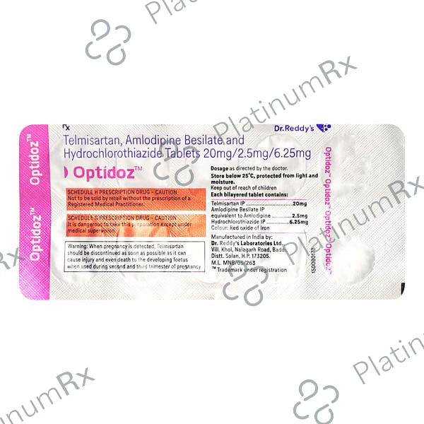 Optidoz 20/2.5/6.25mg Tablet 10s