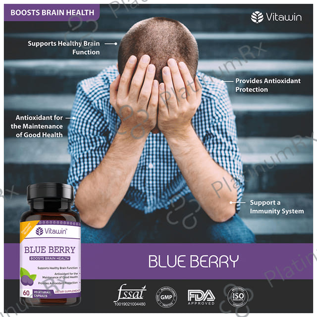 Vitawin Blue Berry Vegetarian Capsule