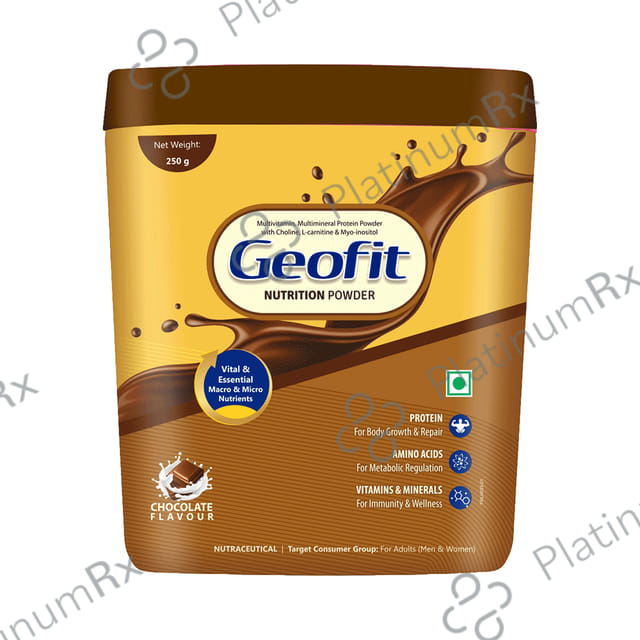 Geofit Nutrition Protein Powder with Vitamins & Minerals Chocolate
