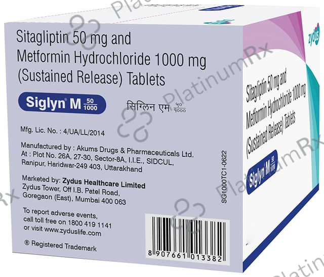Siglyn M 50/1000mg Tablet SR 10s
