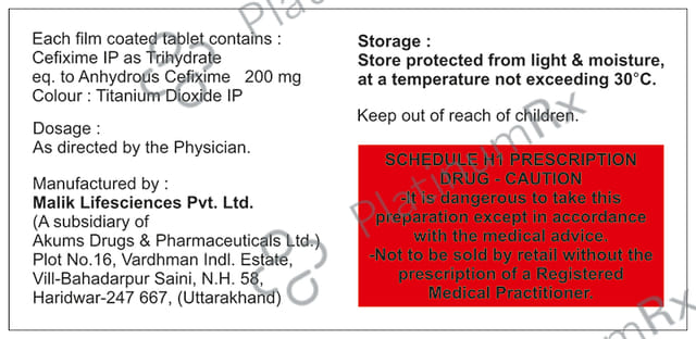Ximplus 200mg Tablet 10s