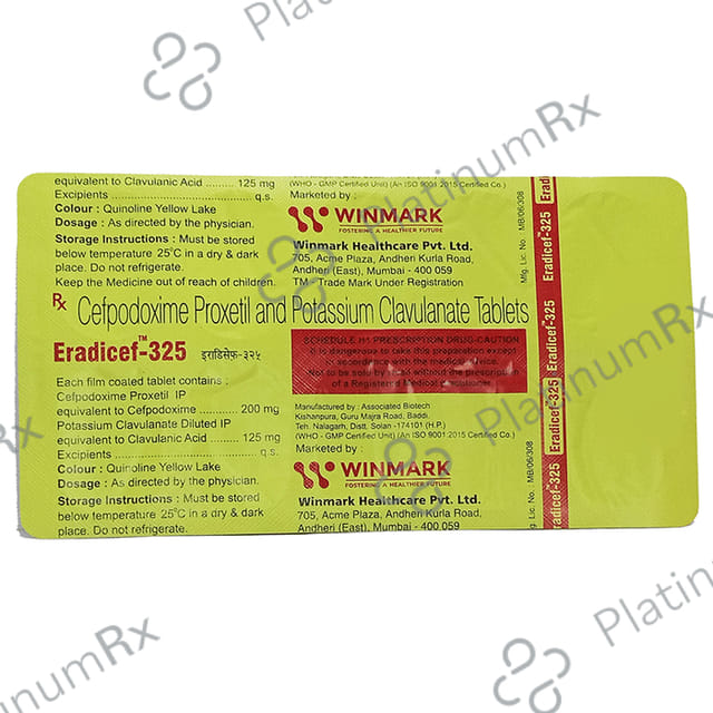 Eradicef 325 Tablet