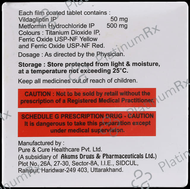 Dpvil M 500mg/50mg Tablet