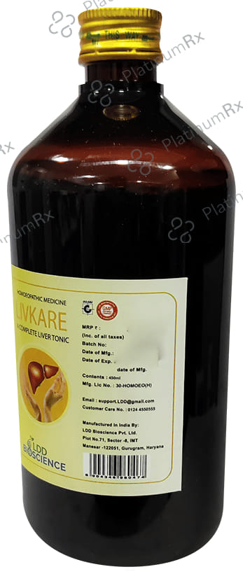 LDD Bioscience Livkare Tonic 450 ml