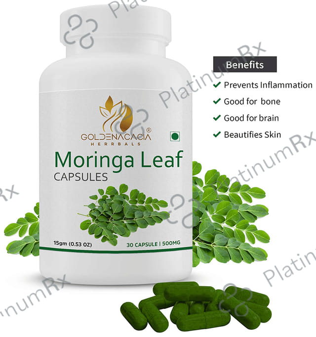 Goldenacacia Herrbals Moringa Leaf 500mg Capsule 30 capsules