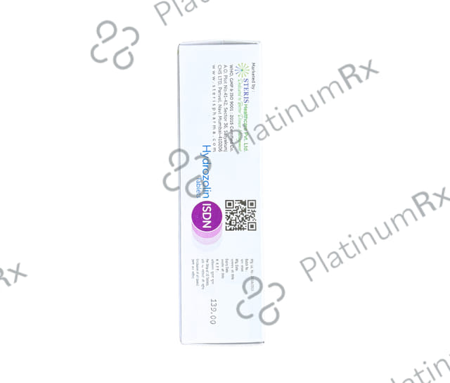 Hydrozolin ISDN 20/37.5mg Tablet 10s