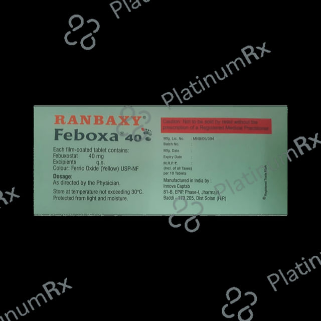 Feboxa 40mg Tablet 10s
