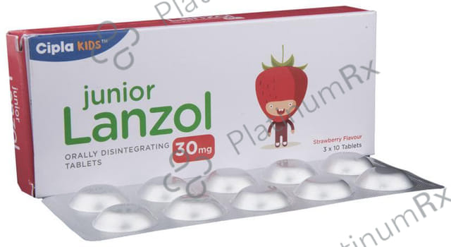 Junior Lanzol 30mg Tablet DT 10s