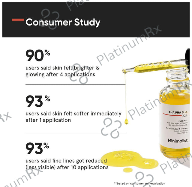 Minimalist 32% AHA PHA BHA Face Peel Serum 30ml
