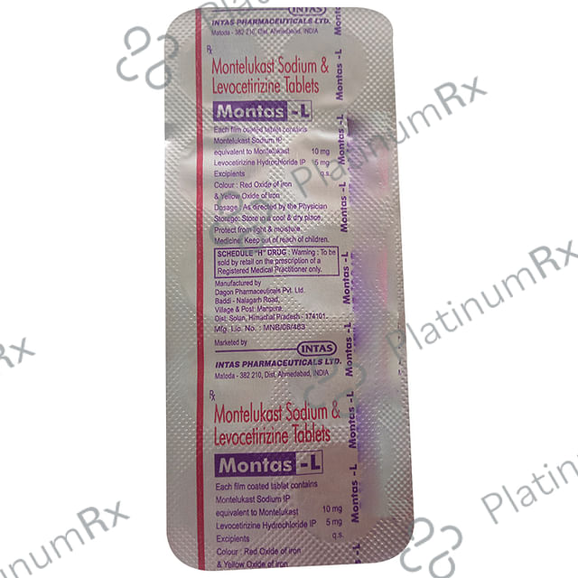 Montas L 5/10mg Tablet 10s