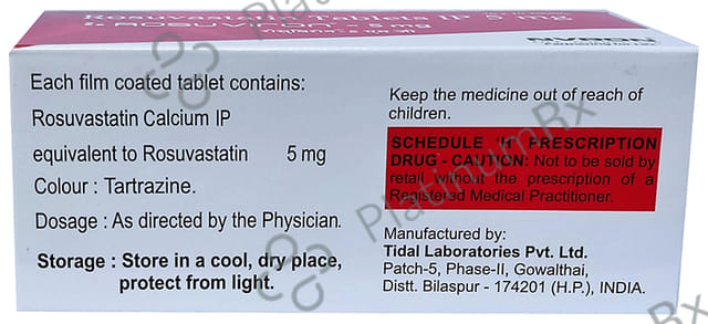 Rosuviron 5mg Tablet