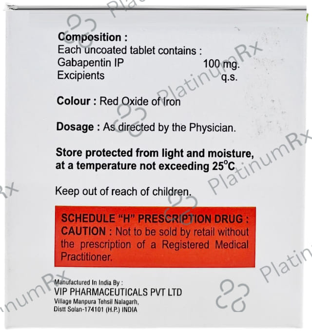 Gabadon 100mg Tablet 10s