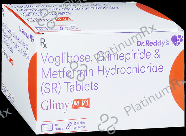 Glimy M V 1/500/0.2mg Tablet SR 10s