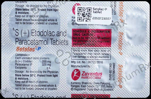 Setolac P Tablet 10s