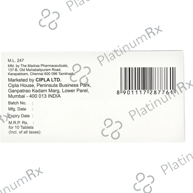 Bisofig T 2.5mg Tablet 10s