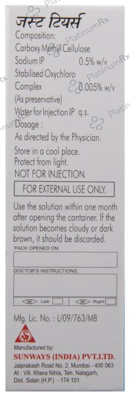 Just Tears 0.5% Eye Drop 10ml