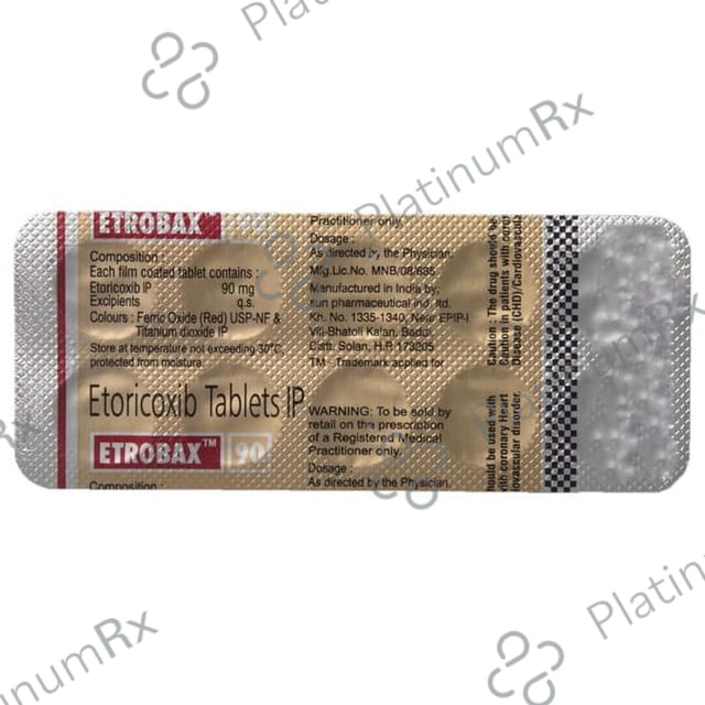 Etrobax 90mg Tablet 10s