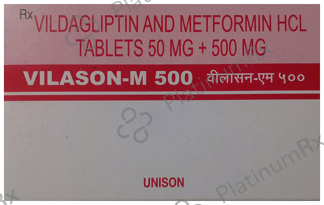 Vilason M 500/50mg Tablet 10s