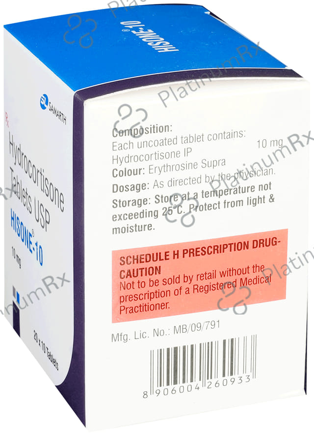 Hisone 10mg Tablet 10s