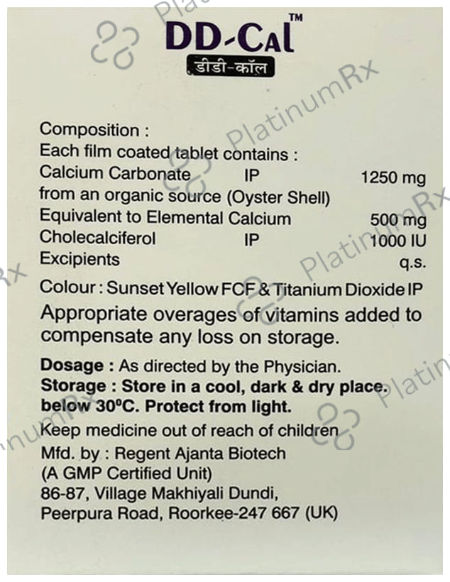 DD Cal Tablet 10s