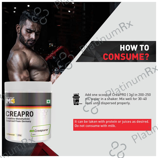 MuscleBlaze Creapro Creatine - With Creapure for Lean Muscles, Energy & Strength -