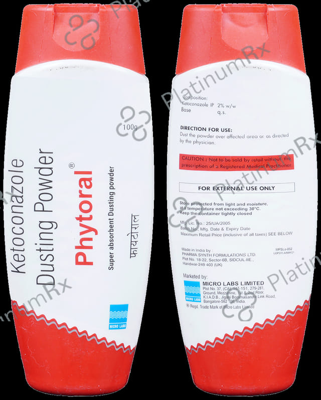 Phytoral 2% Dusting Powder 100gm