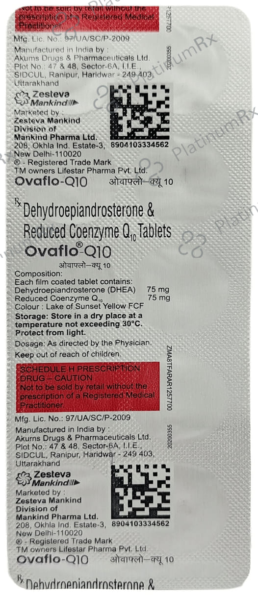 Ovaflo Q 10 Tablet 10s