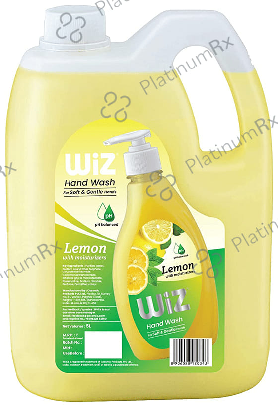 Wiz pH Balanced Hand Wash Refill Pack (5L Each) Lemon