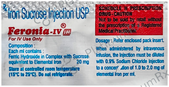 Feronia IV 100mg Injection 5ml